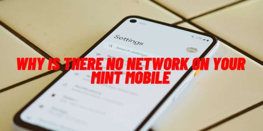 Why Is There No Network On Your Mint Mobile: