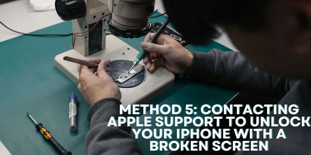 Method 5: Contacting Apple Support to Unlock Your iPhone with a Broken Screen