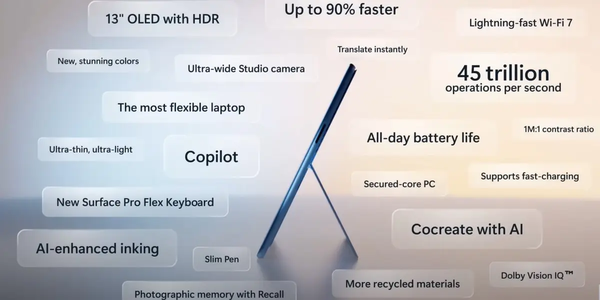 Microsoft Surface Pro 11 Specifications: