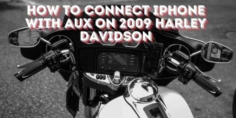 How to Connect An Iphone With Aux On 2009 Harley Davidson