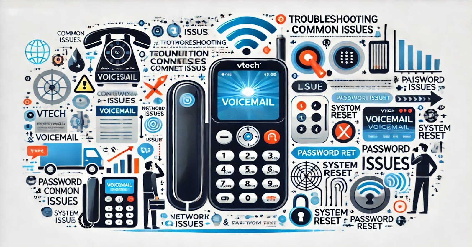 VTech phone voicemail setup