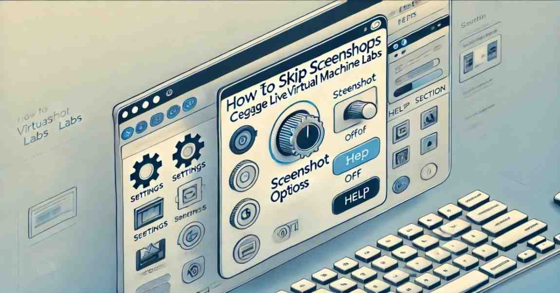 How to Skip Screenshots in Cengage Live Virtual Machine Labs